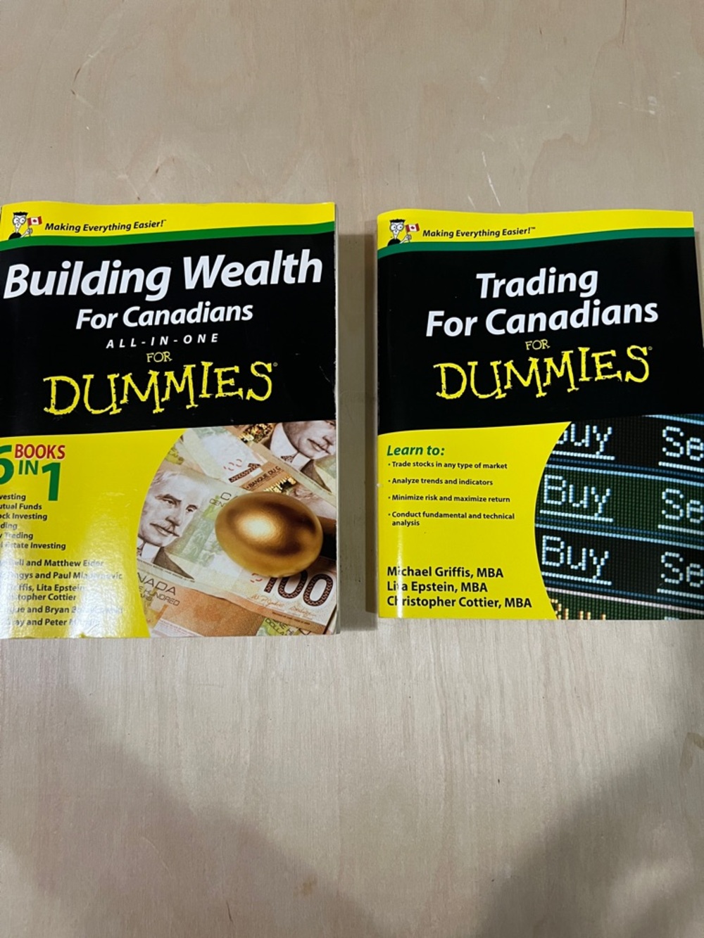 Bundle Building Wealth for Dummies & Trading for Dummies books